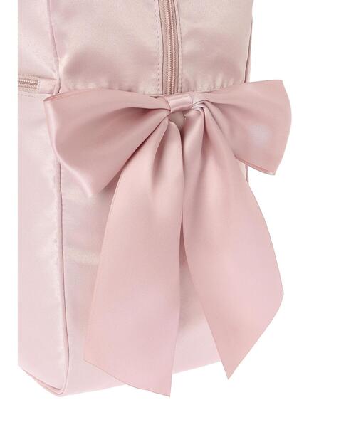 Maison de FLEUR（メゾンドフルール）の「サテンキャリーオンバッグ（エコバッグ/サブバッグ・レディース・ピンクベージュ/ブラック/ネイビー・FREE）」の17枚目の写真