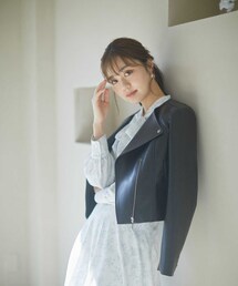 PROPORTION BODY DRESSING | フェイクレザーライダース / 1213155203(テーラードジャケット)