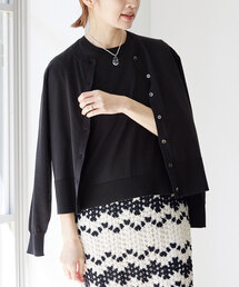 IENA | E コットンアンサンブル(カーディガン/ボレロ)