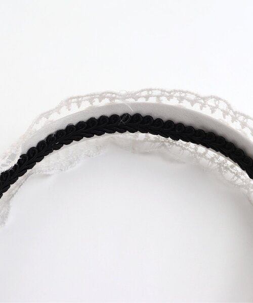 apres les cours（アプレレクール）の「【フォーマル対応】レースカチューシャ＿アプレレクールマシェリ（その他ヘアアクセサリー・キッズ・アイボリー・FREE）」の8枚目の写真