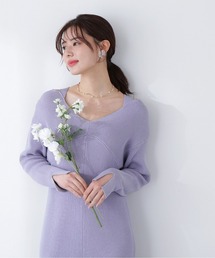 PROPORTION BODY DRESSING | オープンショルダーリブニットワンピース / 1213140308(ワンピース)