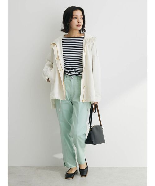 Green　Parks（グリーンパークス）の「リラックスカラーボーダーロンTEE（Tシャツ/カットソー・レディース・サックスブルー/グレー/ブルー/ネイビー/ピンク・FREE）」の12枚目の写真