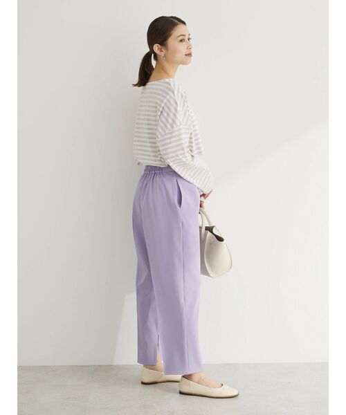 Green　Parks（グリーンパークス）の「リラックスカラーボーダーロンTEE（Tシャツ/カットソー・レディース・サックスブルー/グレー/ブルー/ネイビー/ピンク・FREE）」の20枚目の写真