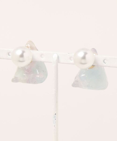 tone(トーン)の「【enn】レジンピアス(MA)(ピアス(両耳用)・レディース・C/F/E/A/D/G/B/H・FREE)」の10枚目の写真