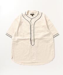 Nigel Cabourn | Nigel Cabourn ベースボールシャツ スポーツスリーブ TYPE2 80460011001(シャツ/ブラウス)