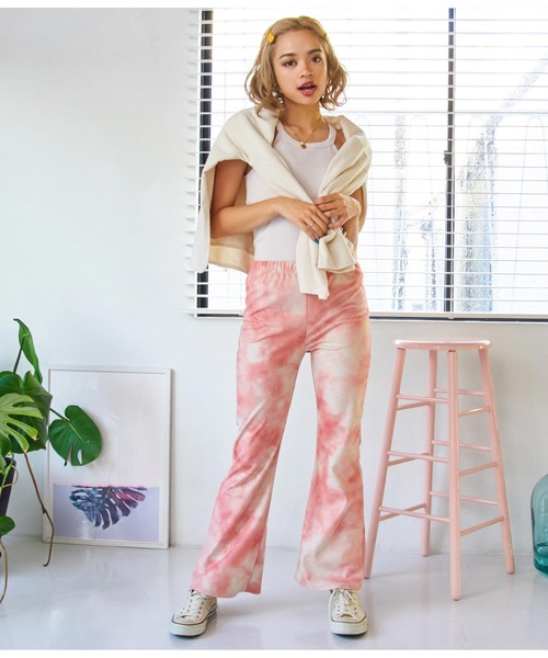 anap mimpi（アナップミンピ）の「タイダイコーデュロイフレアパンツ（その他パンツ・レディース・ベージュ/ピンク/グレー・FREE）」の11枚目の写真