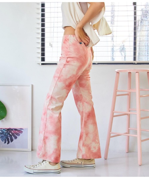 anap mimpi（アナップミンピ）の「タイダイコーデュロイフレアパンツ（その他パンツ・レディース・ベージュ/ピンク/グレー・FREE）」の8枚目の写真