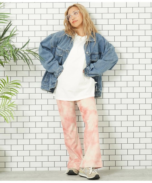 anap mimpi（アナップミンピ）の「タイダイコーデュロイフレアパンツ（その他パンツ・レディース・ベージュ/ピンク/グレー・FREE）」の19枚目の写真