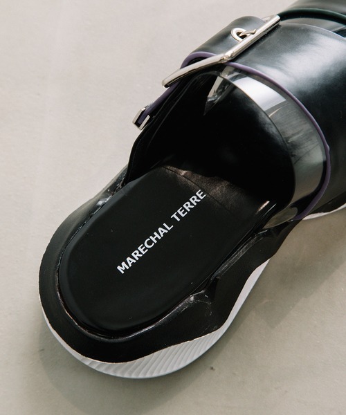 MARECHAL TERRE（マルシャルテル）の「スニーカーソールサンダル（サンダル・レディース・ホワイト/ネイビー/シルバー/ブラック・23.5/24.5/22.5）」の8枚目の写真