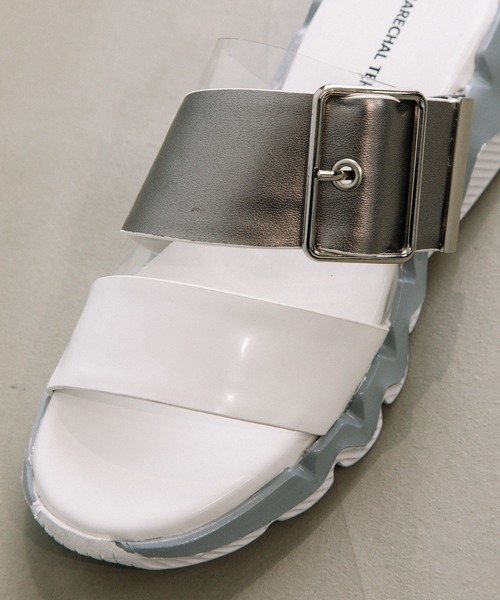 MARECHAL TERRE（マルシャルテル）の「スニーカーソールサンダル（サンダル・レディース・ホワイト/ネイビー/シルバー/ブラック・23.5/24.5/22.5）」の13枚目の写真