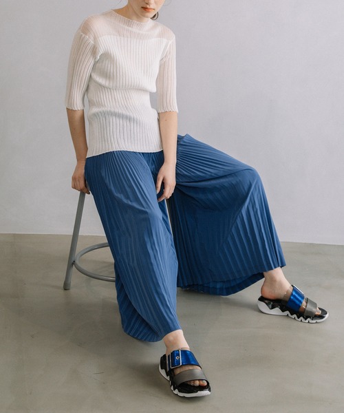 MARECHAL TERRE（マルシャルテル）の「スニーカーソールサンダル（サンダル・レディース・ホワイト/ネイビー/シルバー/ブラック・23.5/24.5/22.5）」の19枚目の写真