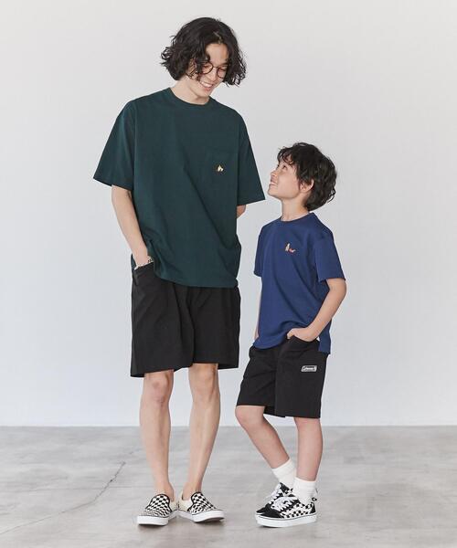 coen（コーエン）の「アウトドアベアプリントTシャツ（Tシャツ/カットソー・キッズ・ネイビー/ケリー・150/120/130/140/100/110）」の9枚目の写真