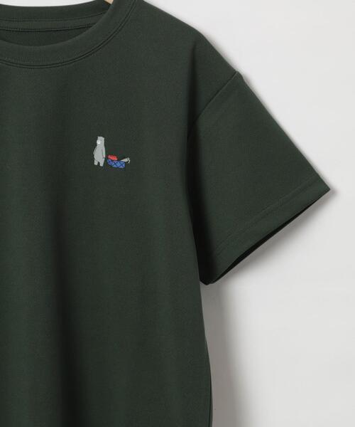 coen（コーエン）の「アウトドアベアプリントTシャツ（Tシャツ/カットソー・キッズ・ネイビー/ケリー・150/120/130/140/100/110）」の13枚目の写真