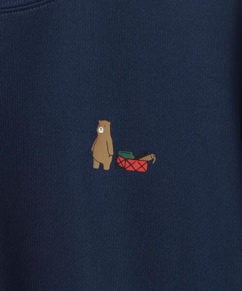 coen（コーエン）の「アウトドアベアプリントTシャツ（Tシャツ/カットソー・キッズ・ネイビー/ケリー・150/120/130/140/100/110）」の19枚目の写真