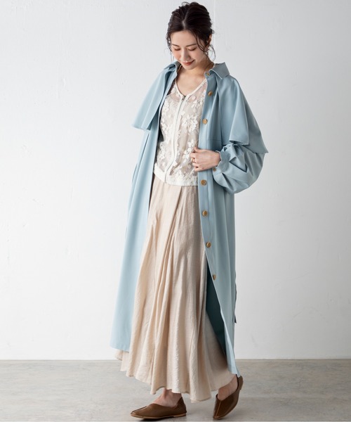 MILLION CARATS(ミリオンカラッツ)の「【STYLE4】花刺繍チュールレースブルゾン(ブルゾン・レディース・オフホワイト・FREE)」の18枚目の写真