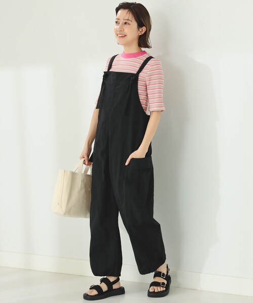 B:MING by BEAMS（ビーミングバイビームス）の「B:MING by BEAMS / ミリタリー サロペット（サロペット/オーバーオール・レディース・スミクロ/オリーブ・SMALL/MEDIUM）」の15枚目の写真