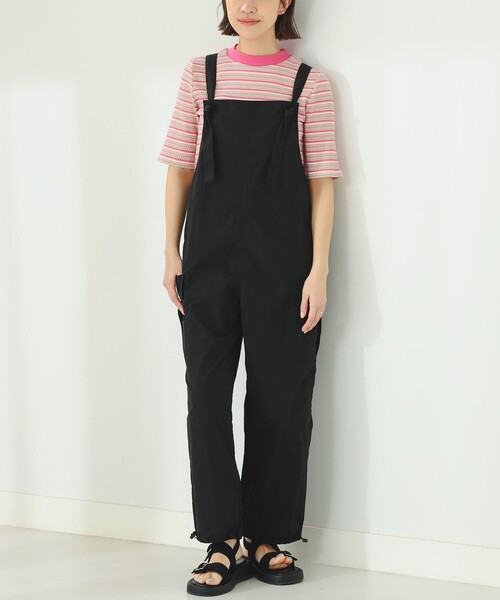 B:MING by BEAMS（ビーミングバイビームス）の「B:MING by BEAMS / ミリタリー サロペット（サロペット/オーバーオール・レディース・スミクロ/オリーブ・SMALL/MEDIUM）」の5枚目の写真