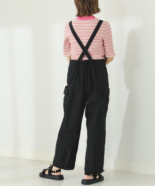 B:MING by BEAMS（ビーミングバイビームス）の「B:MING by BEAMS / ミリタリー サロペット（サロペット/オーバーオール・レディース・スミクロ/オリーブ・SMALL/MEDIUM）」の11枚目の写真