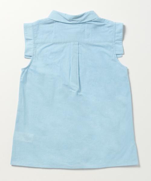 Ray BEAMS（レイビームス）の「Ray BEAMS / レースコンビ ノースリーブ シャツ（シャツ/ブラウス・レディース・ホワイト/サックスブルー/ネイビー・0/1）」の10枚目の写真