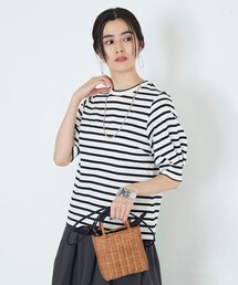 NOLLEY’S | BASIC 5分袖Tシャツ(Tシャツ/カットソー)