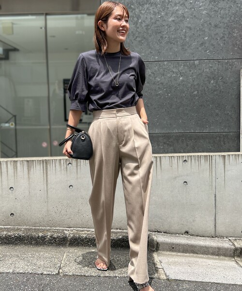 NOLLEY’S（ノーリーズ）の「5C BASIC 5分袖Tシャツ（Tシャツ/カットソー・レディース・レッド/ホワイト/ホワイト系その他5/ブラック/ロイヤルブルー/チャコールグレー・38/36）」の15枚目の写真