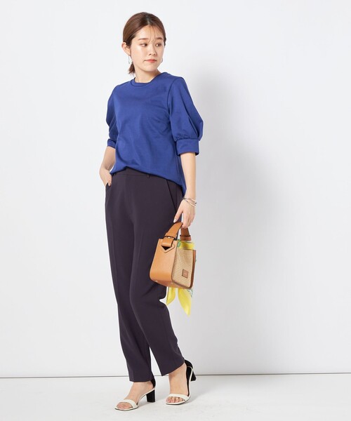 NOLLEY’S（ノーリーズ）の「5C BASIC 5分袖Tシャツ（Tシャツ/カットソー・レディース・レッド/ホワイト/ホワイト系その他5/ブラック/ロイヤルブルー/チャコールグレー・38/36）」の10枚目の写真