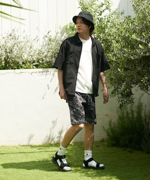 JEANS MATE（ジーンズメイト）の「【KAITEKI+/カイテキプラス】ドライタッチ 　吸水速乾 　ストレッチ　 イージーケア　 ドライリップル 　ジップブルゾン 　オーバーシャツ 　フロントジップシャツ（シャツ/ブラウス・メンズ・ネイビー/ベージュ/ブラック・LARGE/X-LARGE/MEDIUM）」の19枚目の写真