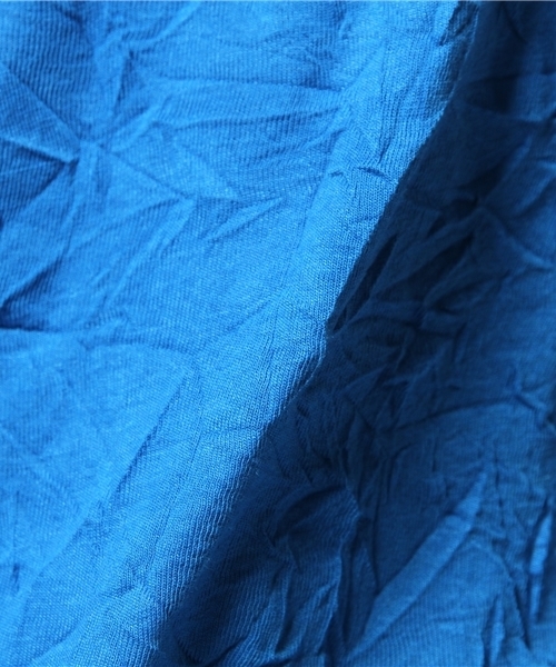 HAMNETT(ハムネット)の「【HAMNETT】 ワッシャ―T / VネックTシャツ(Tシャツ/カットソー・メンズ・ブルー・L/M/S)」の7枚目の写真