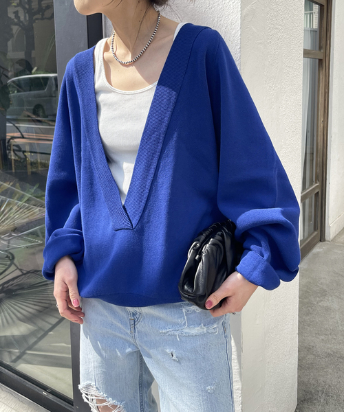 Spick & Span(スピックアンドスパン)の「甘撚ソフトテレコタンクトップ(タンクトップ・レディース・ベージュ/ブラック/ブラウン/ホワイト/ブルー・FREE)」の6枚目の写真