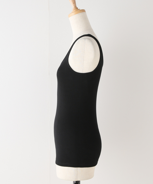 Spick & Span(スピックアンドスパン)の「甘撚ソフトテレコタンクトップ(タンクトップ・レディース・ベージュ/ブラック/ブラウン/ホワイト/ブルー・FREE)」の15枚目の写真