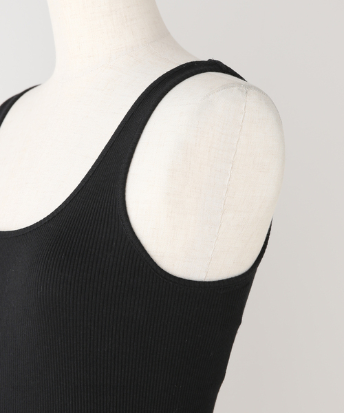 Spick & Span(スピックアンドスパン)の「甘撚ソフトテレコタンクトップ(タンクトップ・レディース・ベージュ/ブラック/ブラウン/ホワイト/ブルー・FREE)」の19枚目の写真