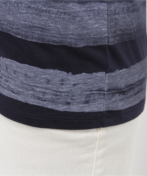 OUTLET(アウトレット)の「【CIAOPANIC TYPY】ペイントボーダーTシャツ(Tシャツ/カットソー・レディース・ネイビー・FREE)」の7枚目の写真