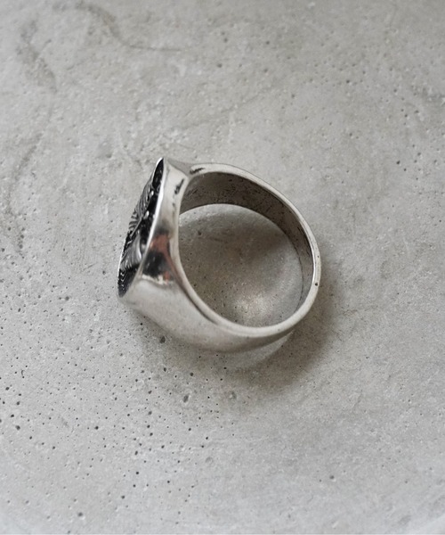 セール】メンズライク カレッジ モチーフ リング / ヴィンテージライク