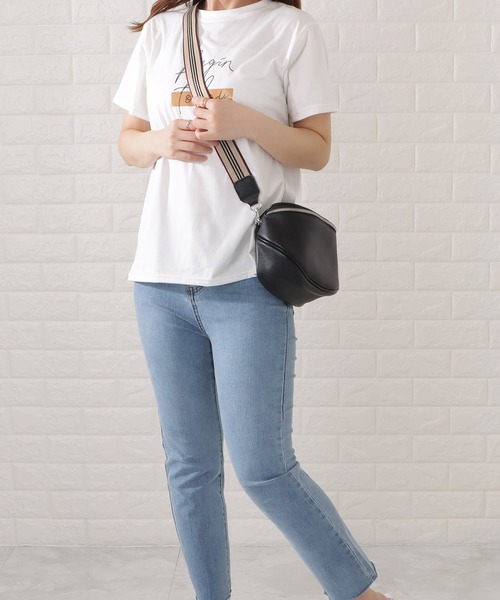 Lace Ladies（レースレディース）の「レザー調リングモチーフボディバッグ（ボディバッグ/ウエストポーチ・レディース・ブラック/ホワイト/ベージュ・FREE）」の15枚目の写真