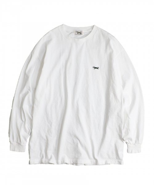 Penny(ペニー)の「【PENNEY'S/ペニーズ】FOX BASIC CREW LS TEE ロンT ワンポイント(Tシャツ/カットソー・メンズ・ホワイト/サンドベージュ/アッシュグレー/ブラック/グリーン/ネイビー・LARGE/MEDIUM/SMALL/X-LARGE)」の2枚目の写真