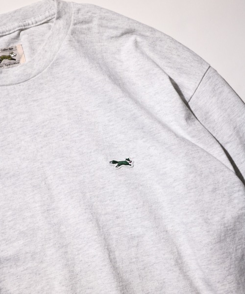 Penny(ペニー)の「【PENNEY'S/ペニーズ】FOX BASIC CREW LS TEE ロンT ワンポイント(Tシャツ/カットソー・メンズ・ホワイト/サンドベージュ/アッシュグレー/ブラック/グリーン/ネイビー・LARGE/MEDIUM/SMALL/X-LARGE)」の10枚目の写真