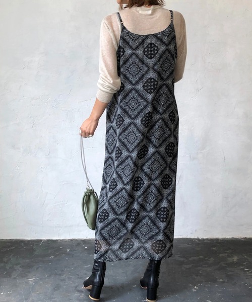SACRA BLURRY PAISLEY OP ブラーリーペイズリーワンピース SACRA サクラ BLURRY PAISLEY PANTS ペイズリー柄パンツ | meifer