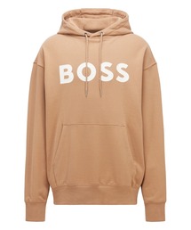【HUGO BOSS】BOSS アイコニック パーカー ロゴ フード コットン org.jpg