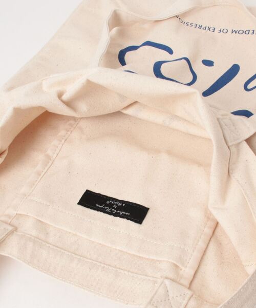 a.depeche（アデペシュ）の「トートバッグ　decorer tote words（トートバッグ・レディース・ホワイト・FREE）」の5枚目の写真