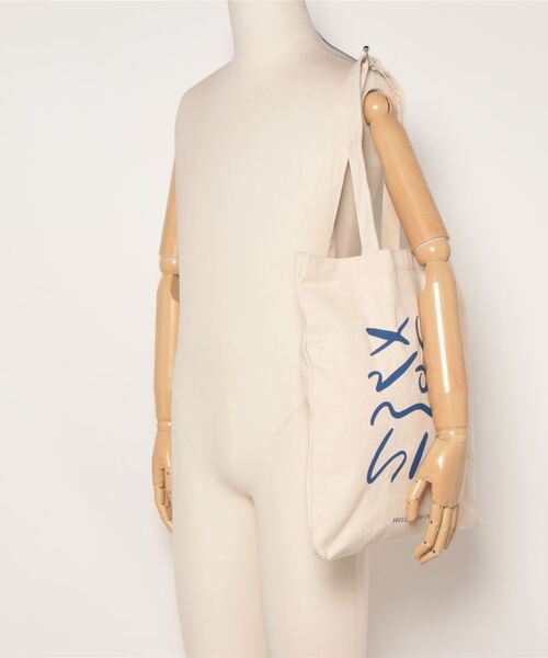 a.depeche（アデペシュ）の「トートバッグ　decorer tote words（トートバッグ・レディース・ホワイト・FREE）」の6枚目の写真
