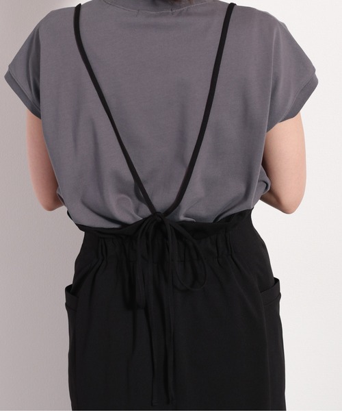 cepo（セポ）の「サスペンダー サイドスリットスカート ２ＷＡＹ（スカート・レディース・ロイヤルブルー/ブラック/オリーブ・M）」の17枚目の写真