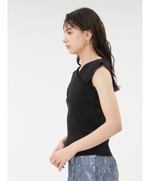 FRAY I.D（フレイアイディー）の「アシメタックドレープニット（ニット