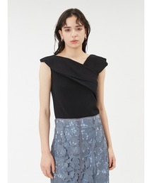 FRAY I.D（フレイアイディー）の「アシメタックドレープニット（ニット