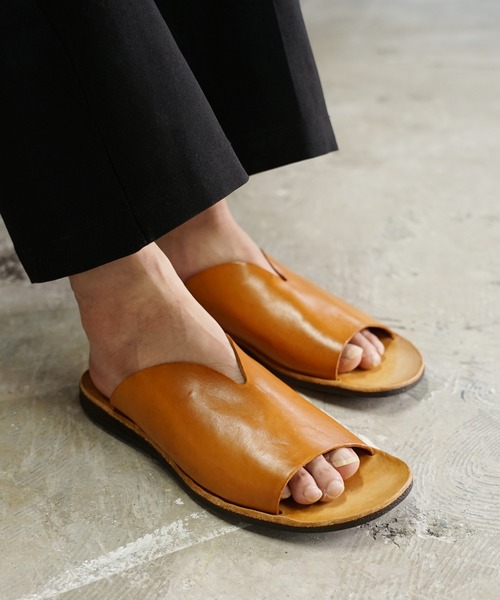 BRADOR ブラドール　サンダル BRADOR（ブラドール） メンズ クロスストラップ レザーサンダル