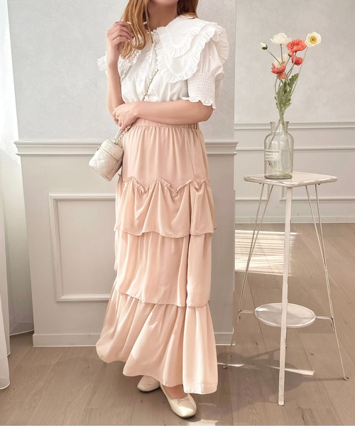 apres jour（アプレジュール）の「ランダムティアードスカート