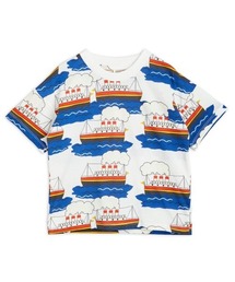 Mini Rodini（ミニロディーニ）の「mini rodini / フェリー総柄Tシャツ（Tシャツ/カットソー・キッズ）」