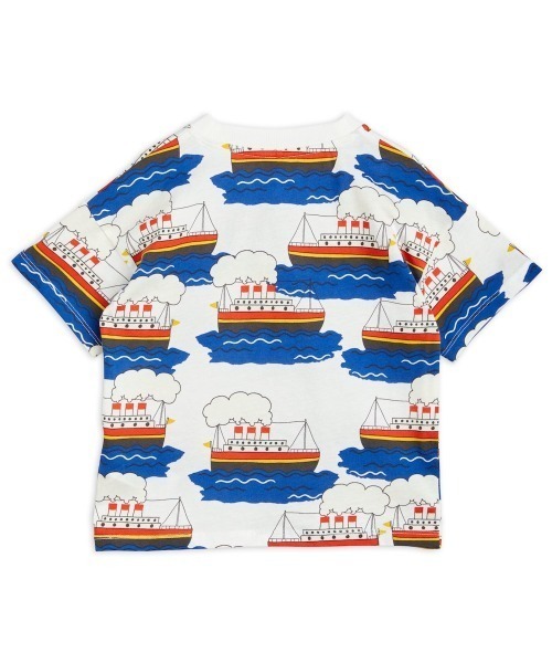 Mini Rodini（ミニロディーニ）の「mini rodini / フェリー総柄Tシャツ