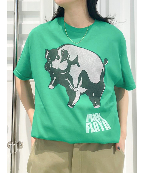 JOINT WORKS（ジョイントワークス）の「【BLUESCENTRIC / ブルースセントリック】 PINK FLOYD ALGIE PIG（Tシャツ/カットソー・メンズ・アイボリー/グリーン/ブラック・LARGE/MEDIUM）」の3枚目の写真