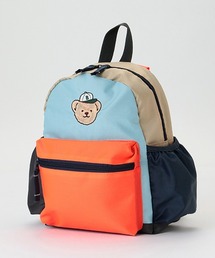 くま刺しゅうバイカラーリュック