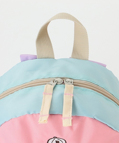 petit main（プティマイン）の「くま刺しゅうバイカラーリュック（バックパック/リュック・キッズ・ピンク/ライトブルー/ライトベージュ・FREE）」の11枚目の写真